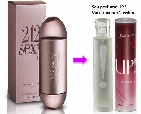 Perfume Feminino 50ml - UP! 02 - 212 Sexy